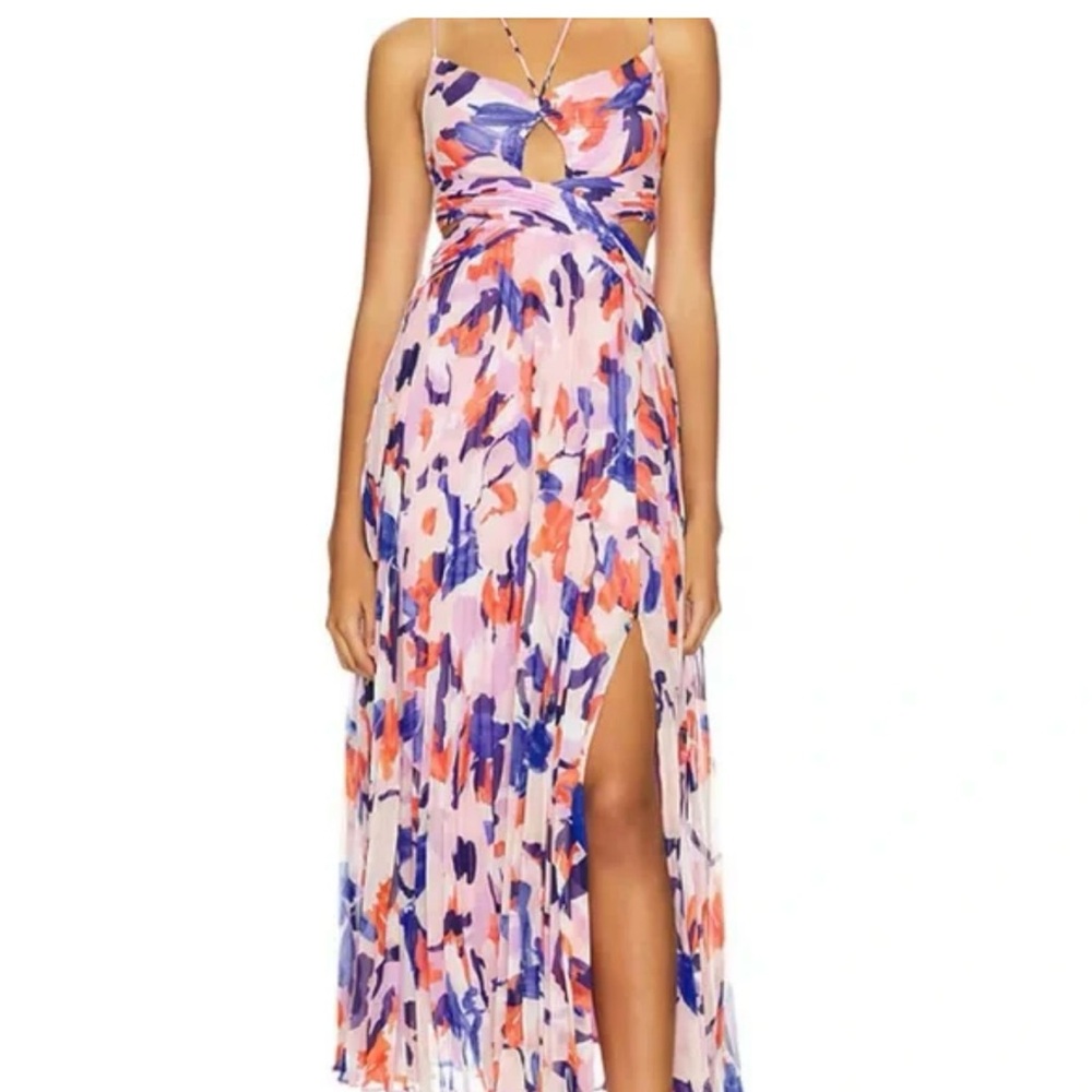 ASTR Blythe Sweetheart Midi Dress